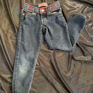<CHILDREN’S> CutiePatootie stitched denim jeans.